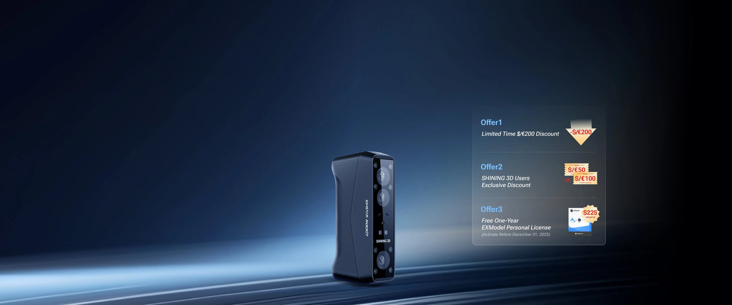 Shining 3D EINSTAR Rocket Portable Wireless 3D Scanner Shining3D