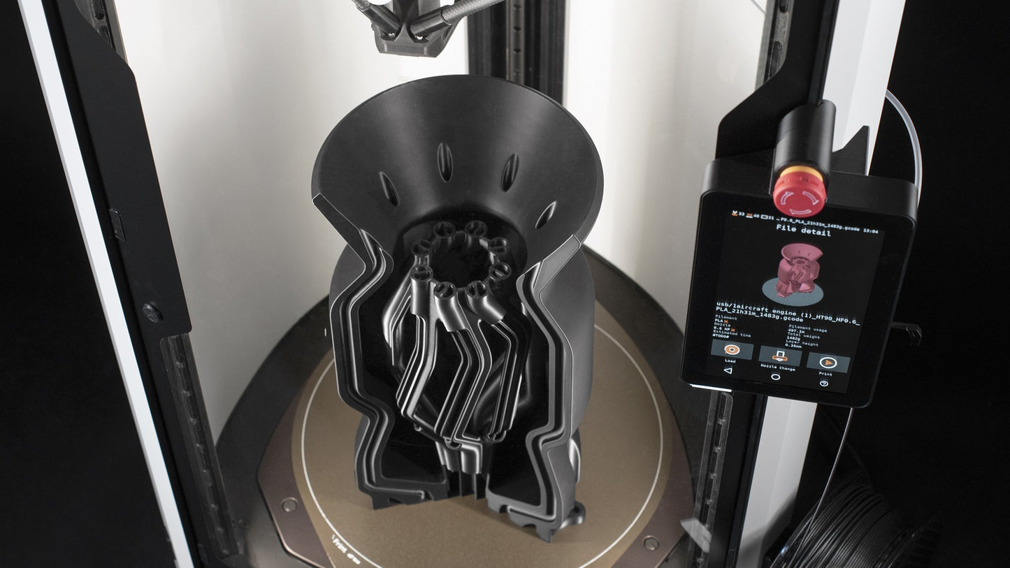 Prusa Pro HT90 3D Printer On Work