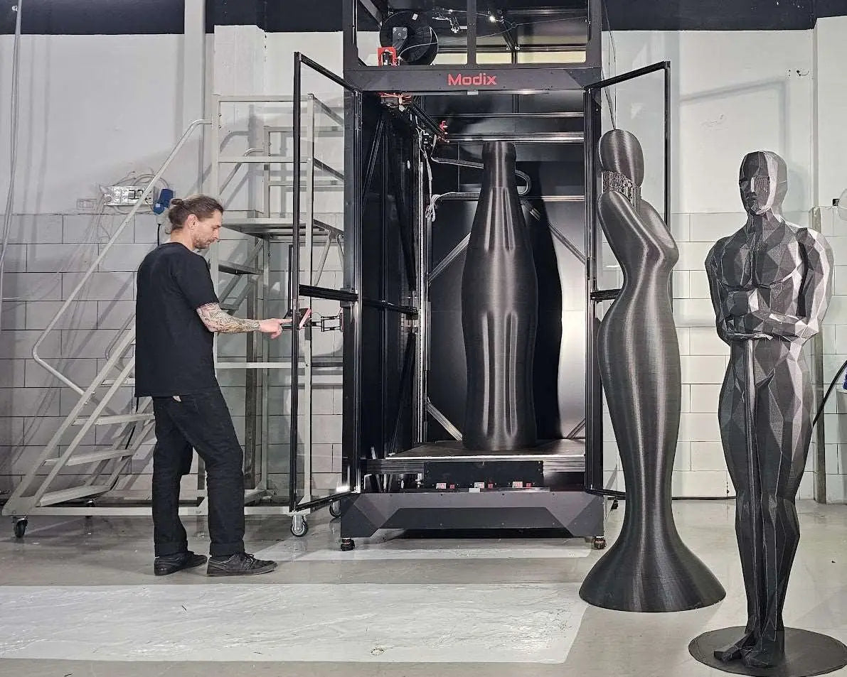 Explore Add Labs' selection of Modix 3D printers, including models like the BIG-60 V4, BIG-120X V4, BIG-180X V4, BIG-METER V4, and BIG-120Z V4, offering large build volumes and advanced features for diverse 3D printing applications.