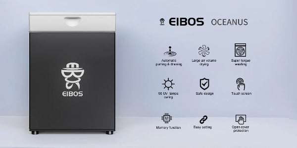 EIBOS Oceanus Resin 3 in 1 Auto Post Processing System - Wash, Dry and Cure