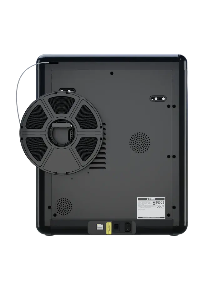 Flashforge Adventurer 5M Pro enclosed CoreXY 3D back of machine