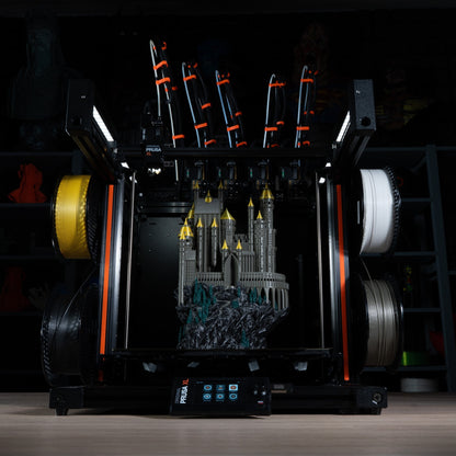 Prusa XL with 4 different Filaments