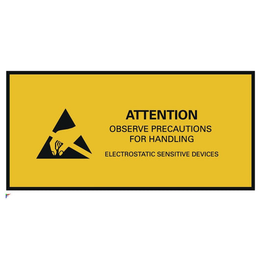Ultimaker ESD Warning Sticker