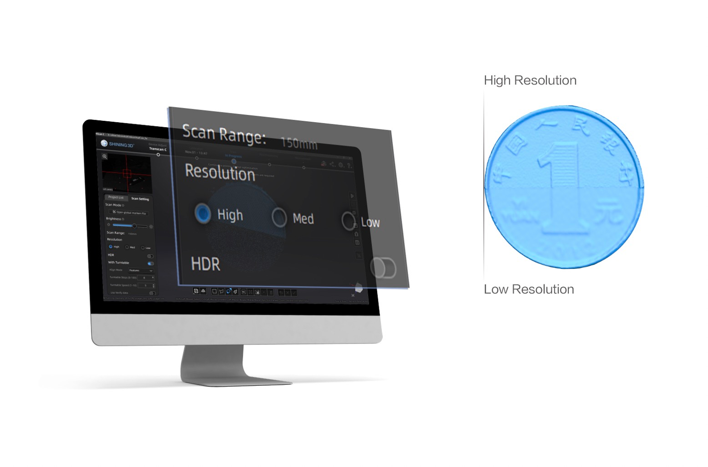 Shining3D Transcan C 3D Scanner with Scan Software